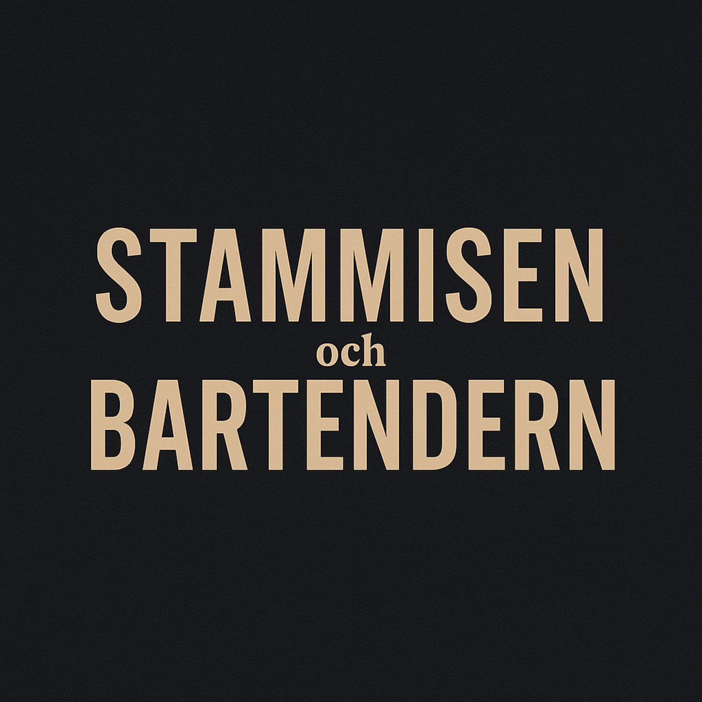 Stammisen och bartendern